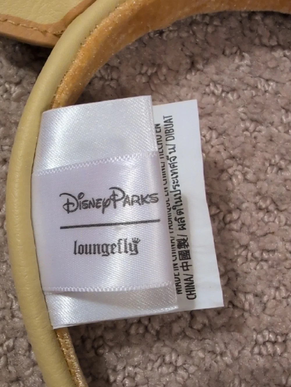 Loungefly Disney Parks Beignet All Day Scented Minnie Ear Headband EUC